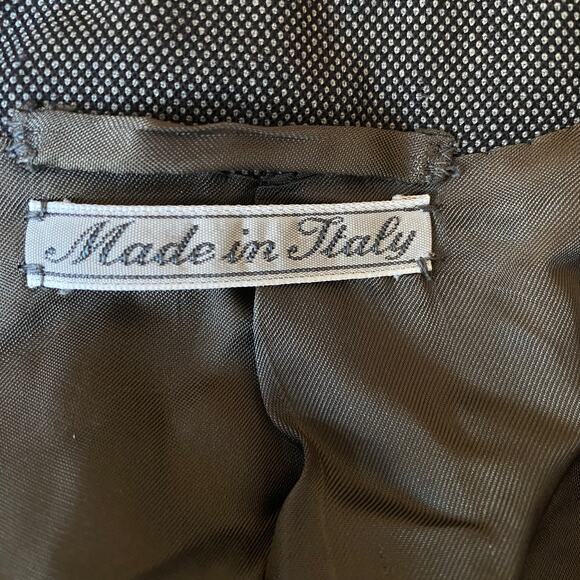 Vintage Barneys New York Blazer Bruno Gray Black Micro Check Jacket Mens Size 46 - Picture 6 of 13